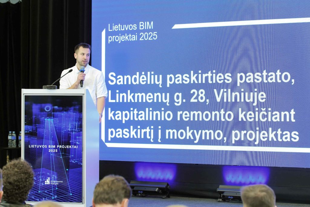 VILNIUS TECH studentų projektas BIM projektuose 2025