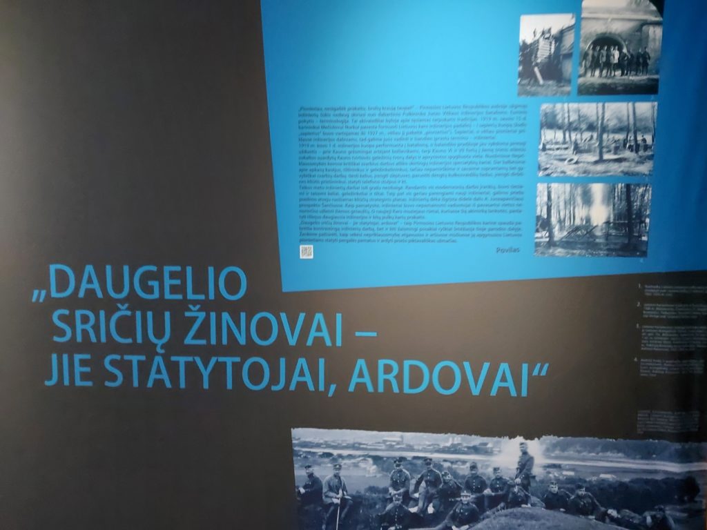 Citata iš parodos „Prakaitu grįstas kelias. Lietuvos karo inžinerijos istorija“